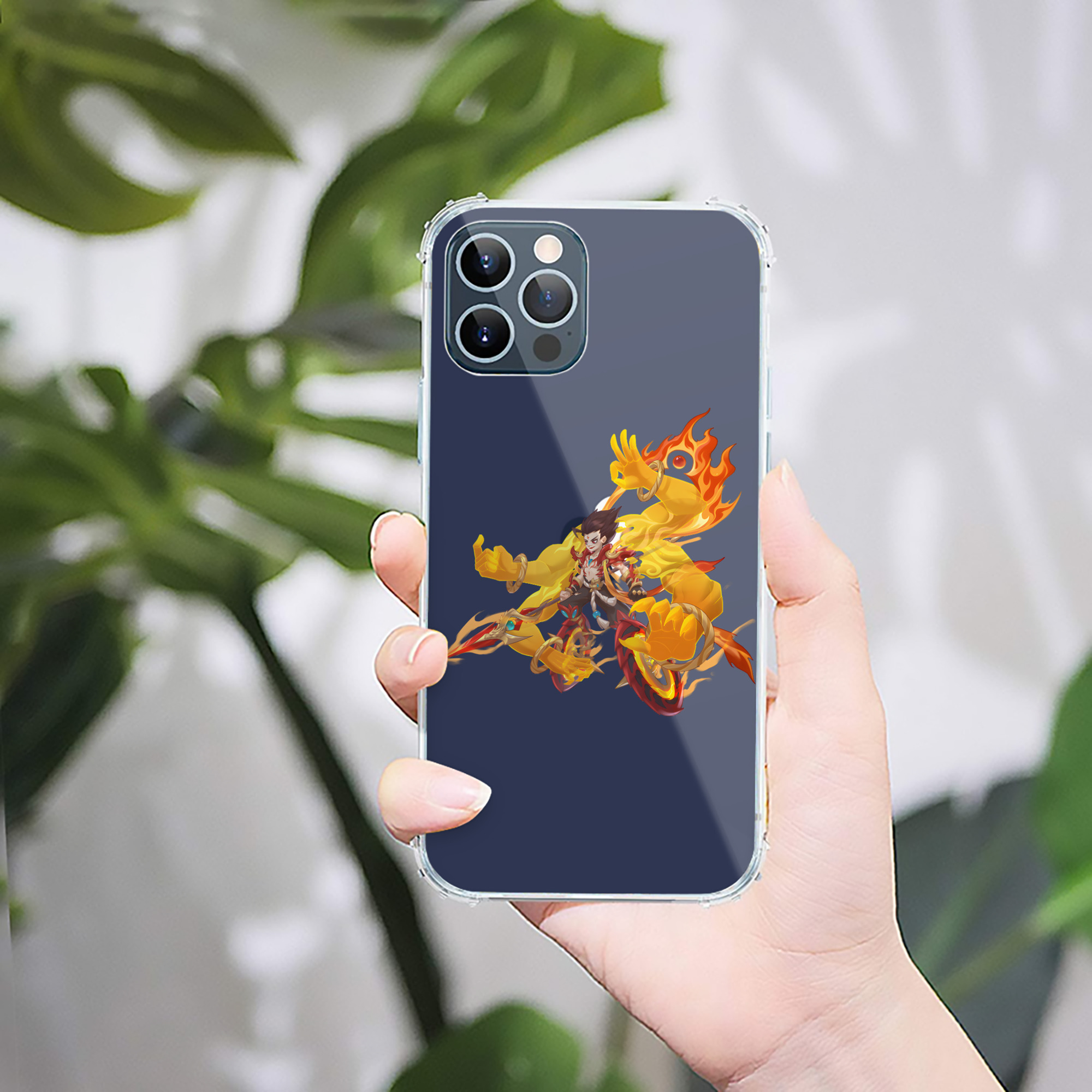 （画像用） Ne Zha 2 ナタ 魔童の大暴れ 【iPhone 12シリーズ対応】透明スマホケース（クリアソフトケース）